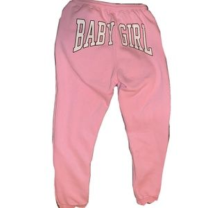 Baby Girl Pink Sweatpants